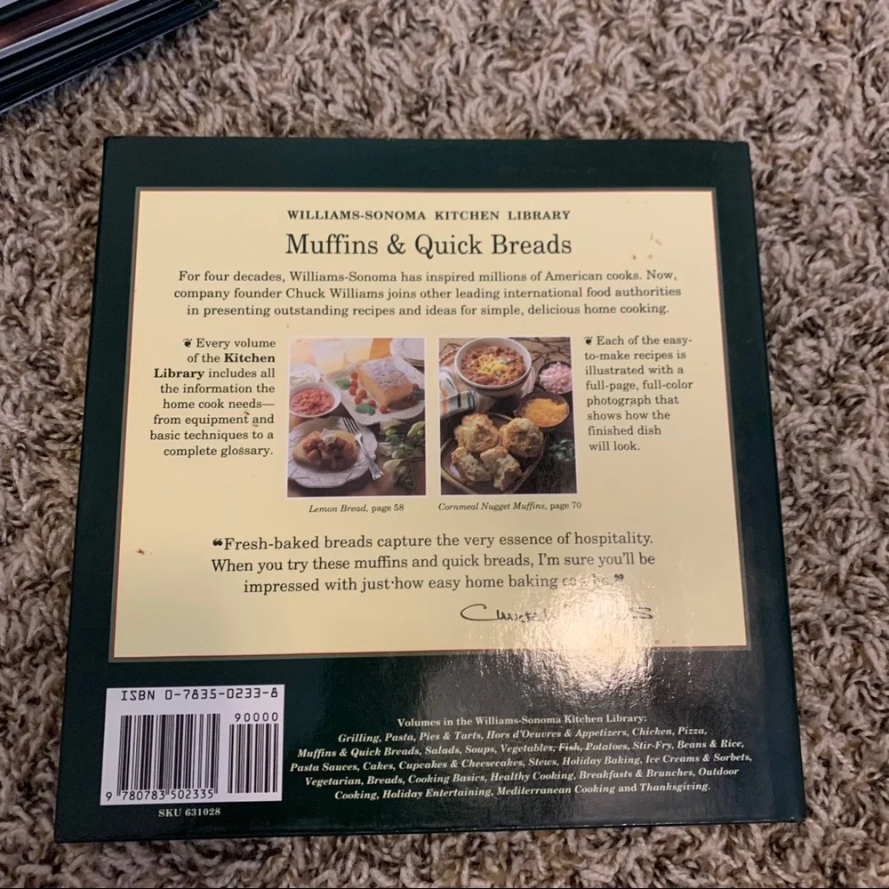Williams Sonoma Muffins & Quick Bread Recipes